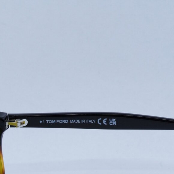 🕶️ New Tom Ford Pierre-02 FT1000 05E Sunglasses - Black to Dark Havana Frame - Picture 9 of 12